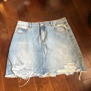 dynamite denim skirt